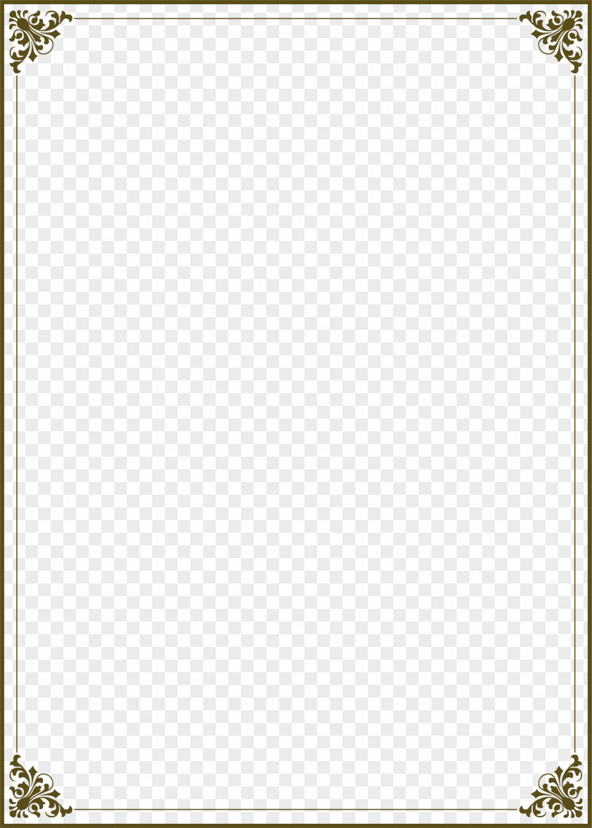 Simple Retro Frame With A Pattern PNG retro frame with a pattern clipart PNG