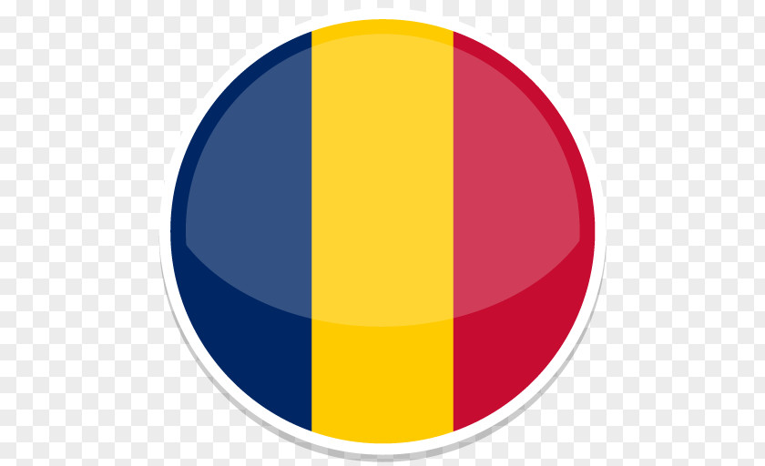 Chad Symbol Yellow Circle PNG