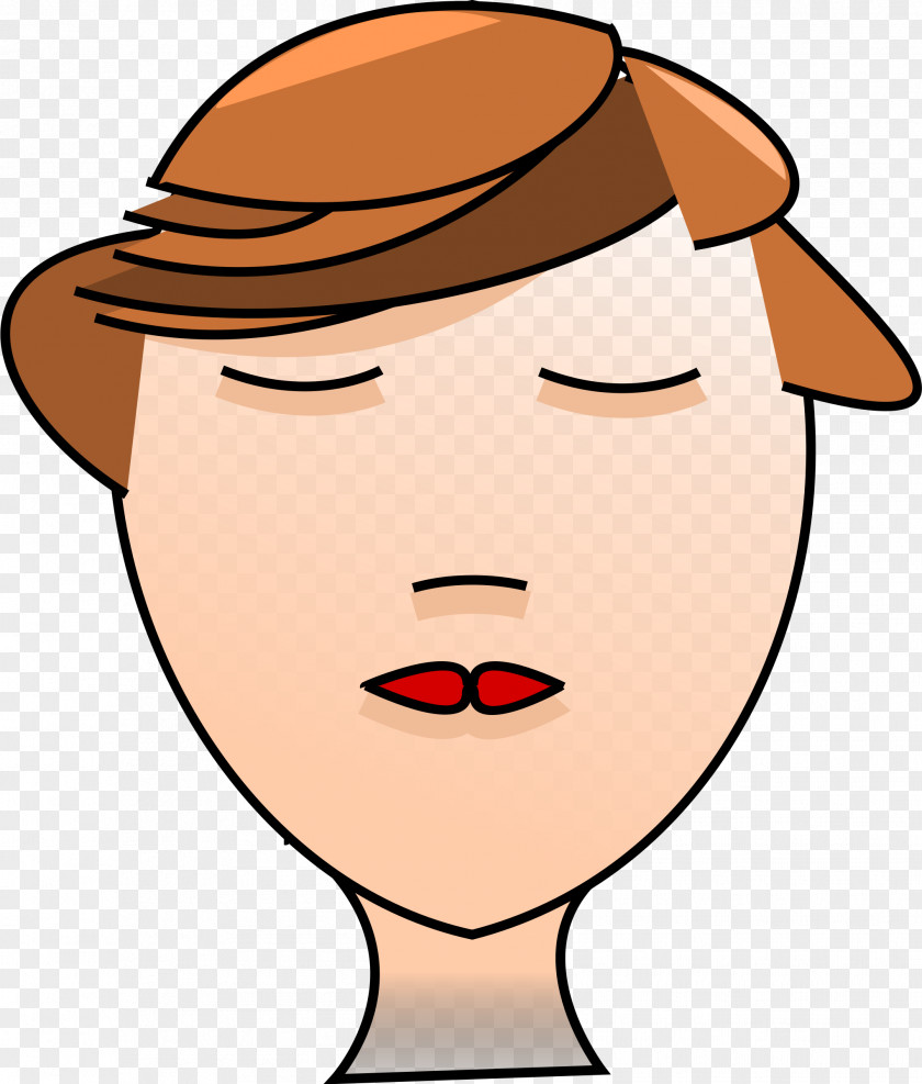 Head Woman Cartoon Clip Art PNG