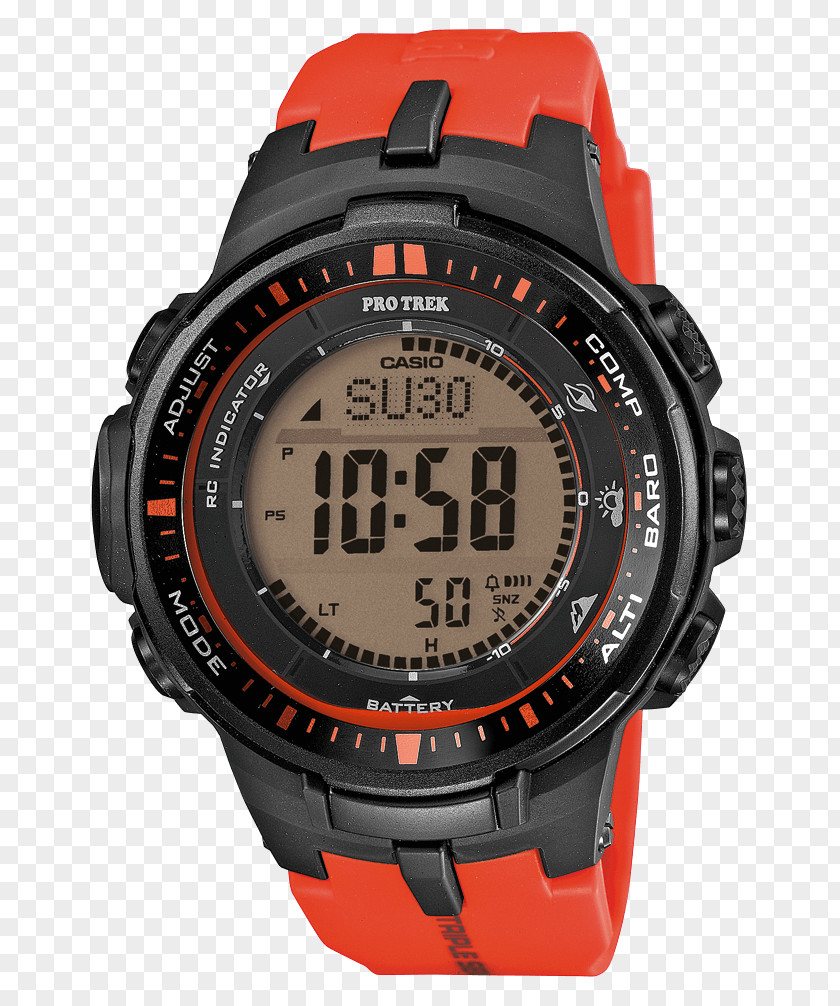 Watch Pro Trek Casio India Company Private Limited Solar-powered PNG
