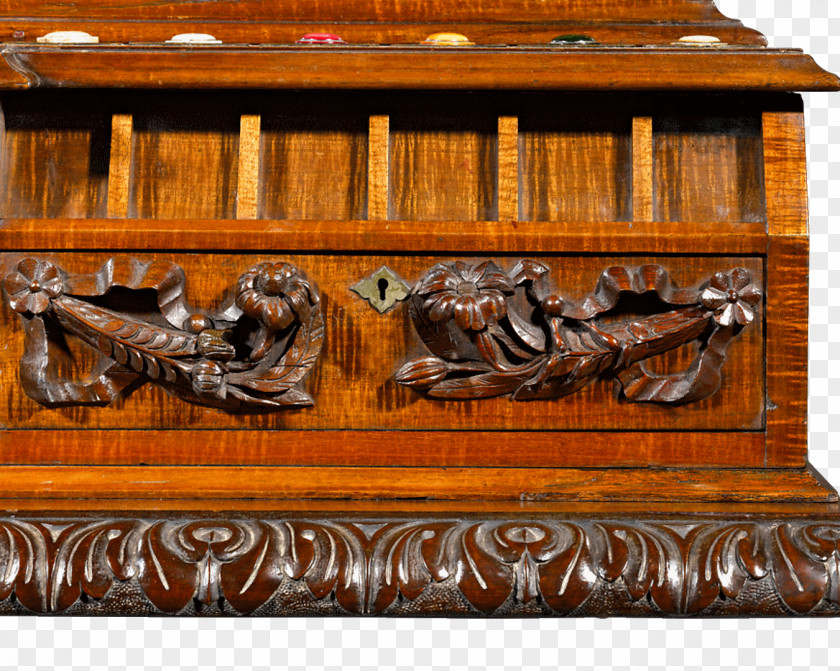 Antique Carved Exquisite Carving Billiards Pool Table PNG