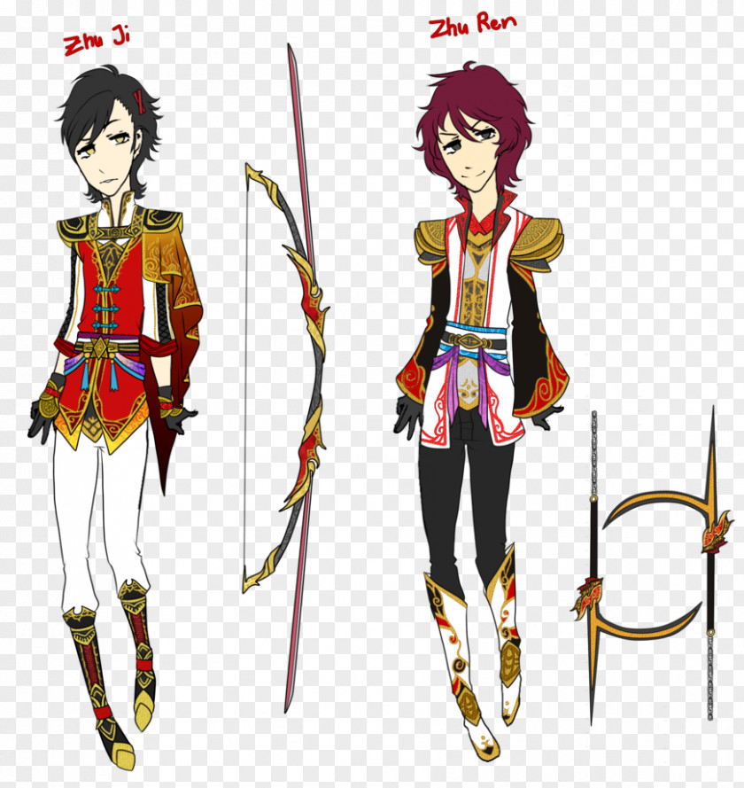 Bairen Child Costume Design SNK PNG