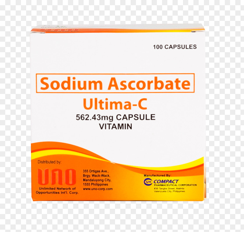 Capsule Corp Sodium Ascorbate Dietary Supplement Vitamin C PNG