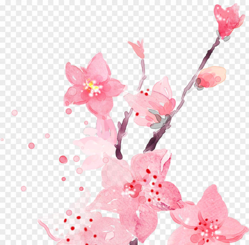 Flower Desktop Wallpaper Floral Design Watercolor Painting PNG