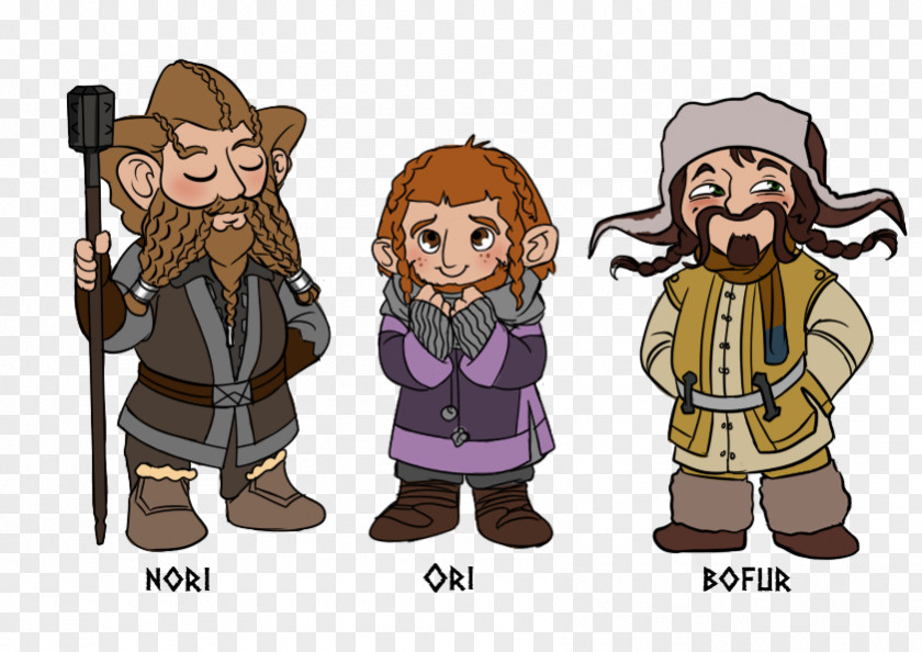 Nori Bofur The Annotated Hobbit Lord Of Rings PNG