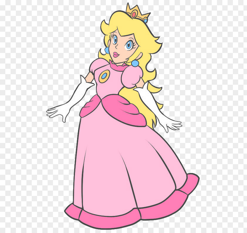 Peach Red Super Princess Toad Daisy Mario PNG