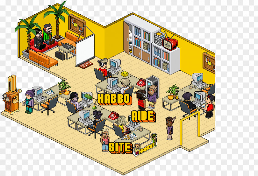 Toy Habbo Recreation Animated Cartoon PNG