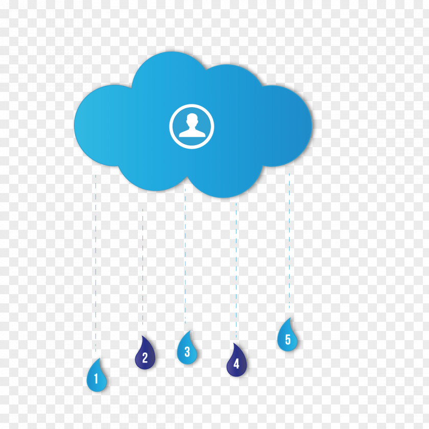 Vector PPT Cloud Information PNG