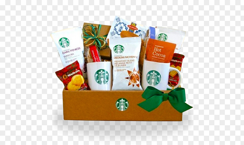 Coffee Tea Food Gift Baskets Cafe Starbucks PNG