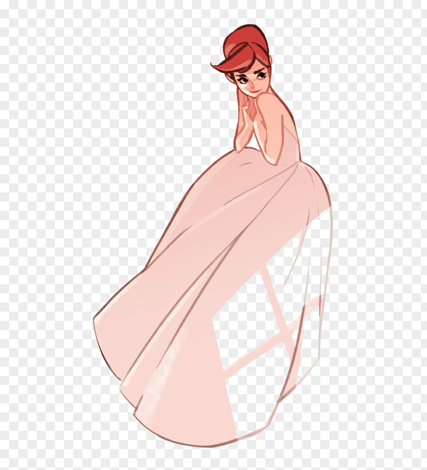 Little Princess Cartoon Drawing Designer Illustration PNG