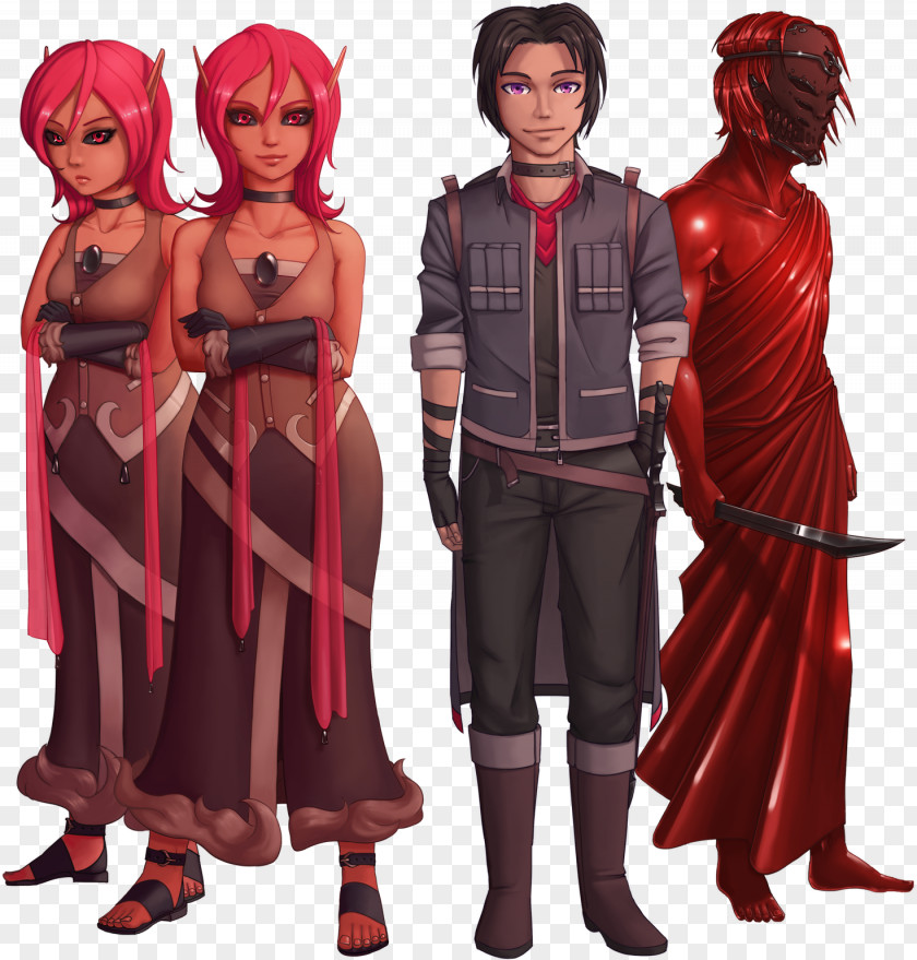 Paladin Newgrounds Costume Design Maroon Character PNG