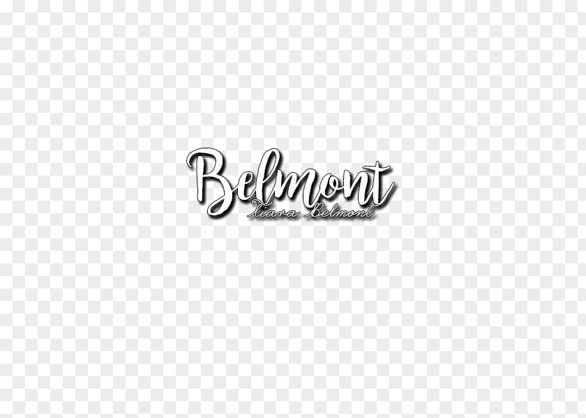 Belmont Logo Brand White Font PNG