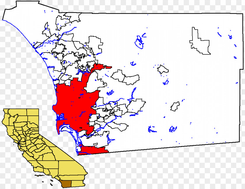 San Diego County California Tijuana Metropolitan Area City PNG