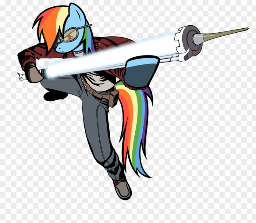 Travis Touchdown No More Heroes 2 Rainbow Dash Pinkie Pie Sugarcube Corner Thumb PNG