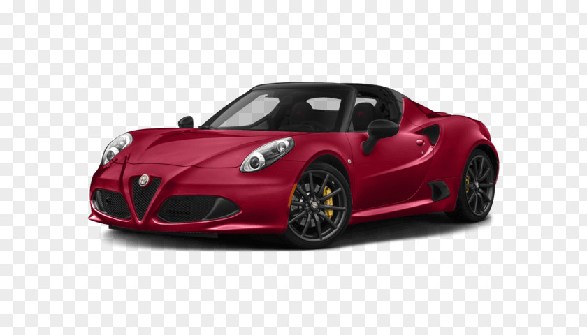 2018 Alfa Romeo 4C Spider Convertible Car PNG