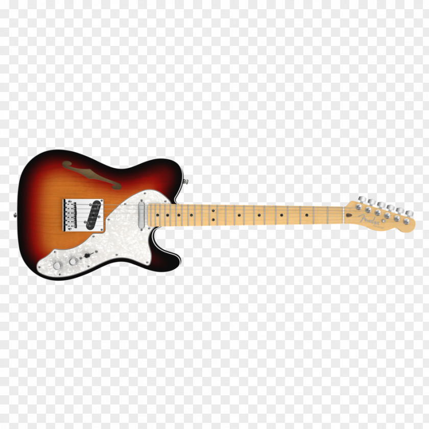Guitar Pro Fender Telecaster Thinline Stratocaster Deluxe Sunburst PNG