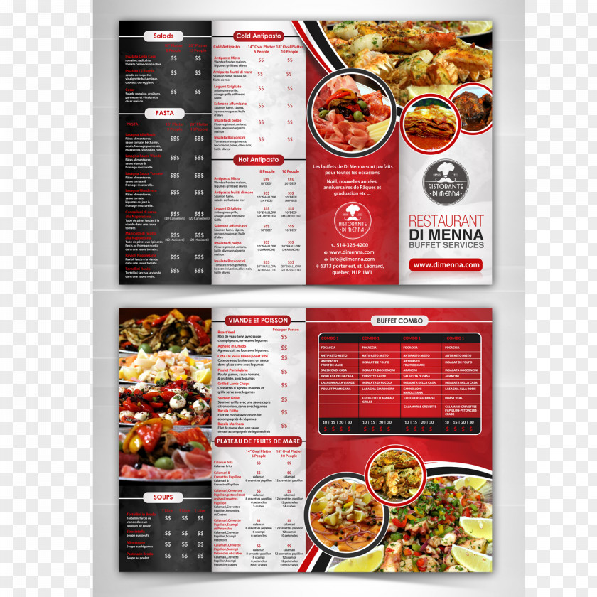 Restaurant Flyer Food Recipe PNG