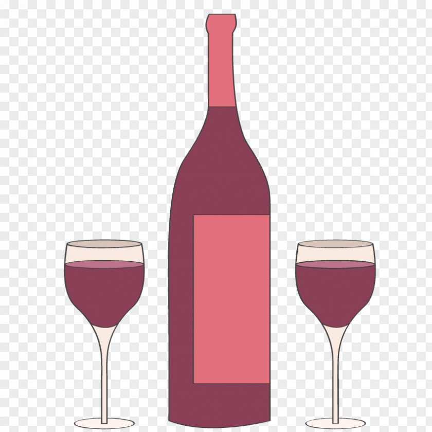 Vector Wine Bottles Red Bottle Alcoholic Beverage PNG