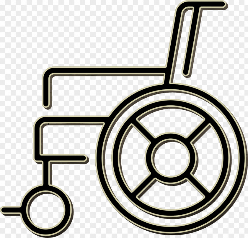 Wheelchair Icon Charity Set Handicap PNG