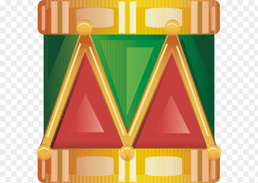 Cartoon Triangle Label Animation PNG