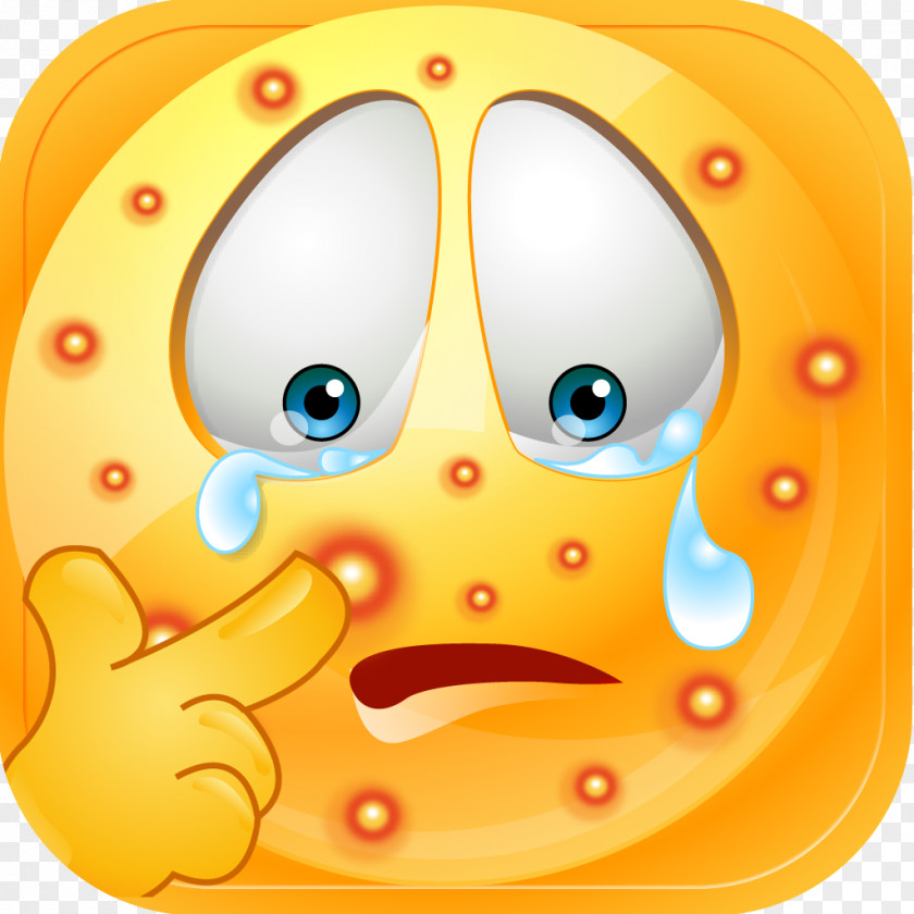 Emoji Pimple Acne Emoticon Smiley PNG