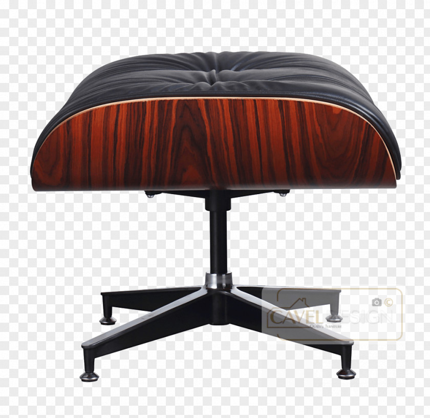 Ottoman Eames Lounge Chair And Charles Ray Foot Rests PNG