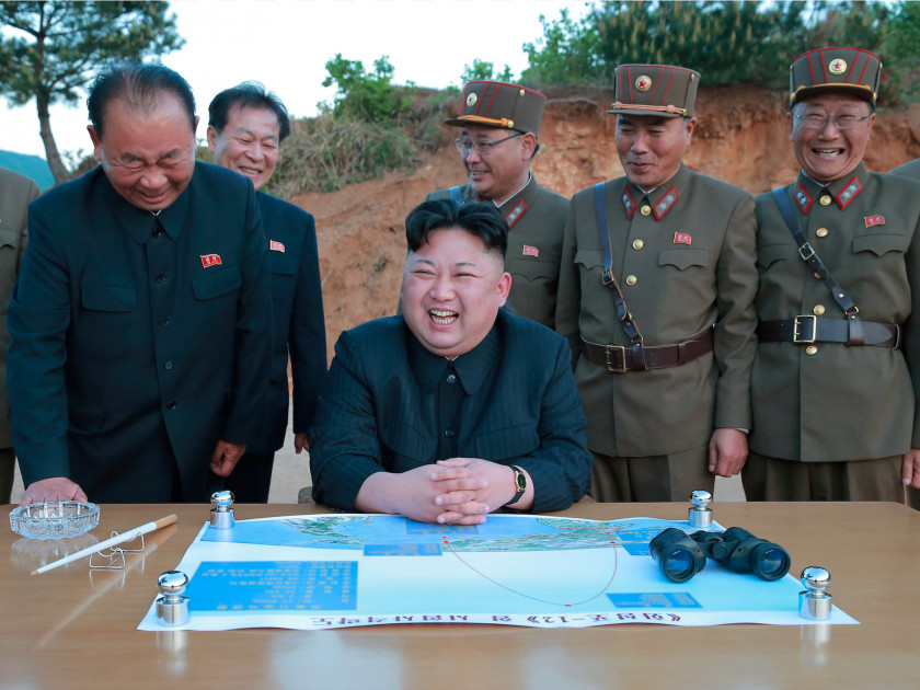 Kim Jong-un North Korea Guam United States Threat Intercontinental Ballistic Missile PNG