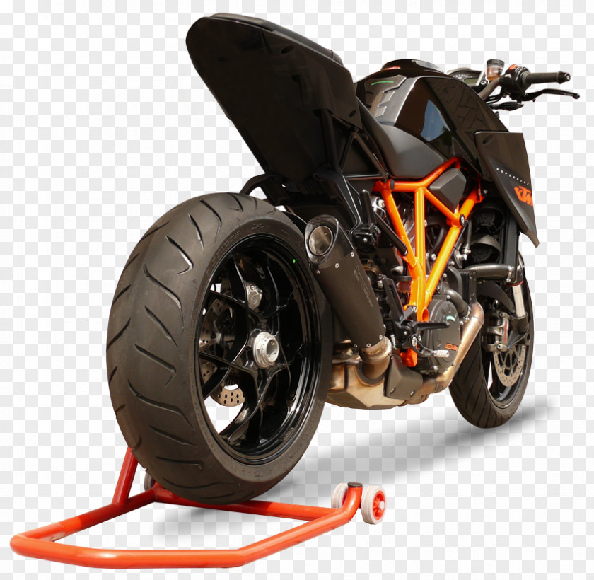 Motorcycle KTM 1290 Super Duke R Adventure Exhaust System PNG