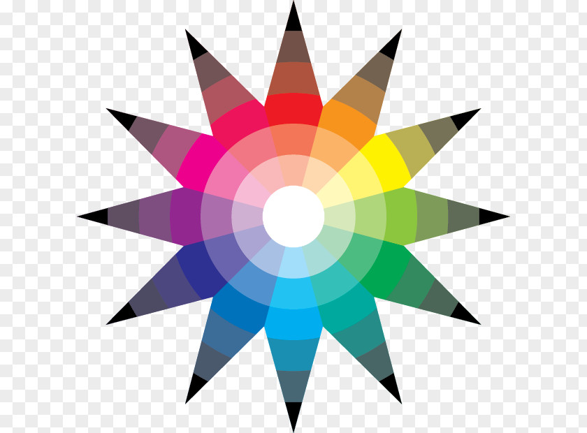 Stylish Circle The Color Star Elements Of Bauhaus Wheel PNG