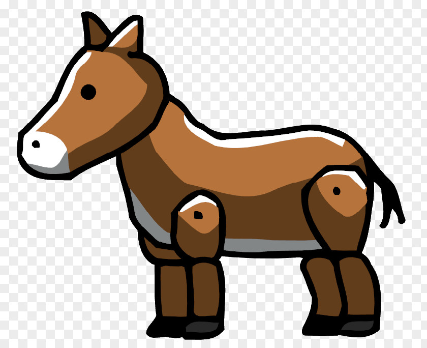 Donkey Mustang Scribblenauts Foal Mule Stallion PNG