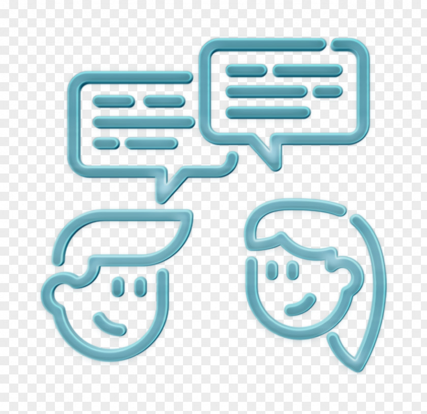 Friendship Icon Speak Conversation PNG