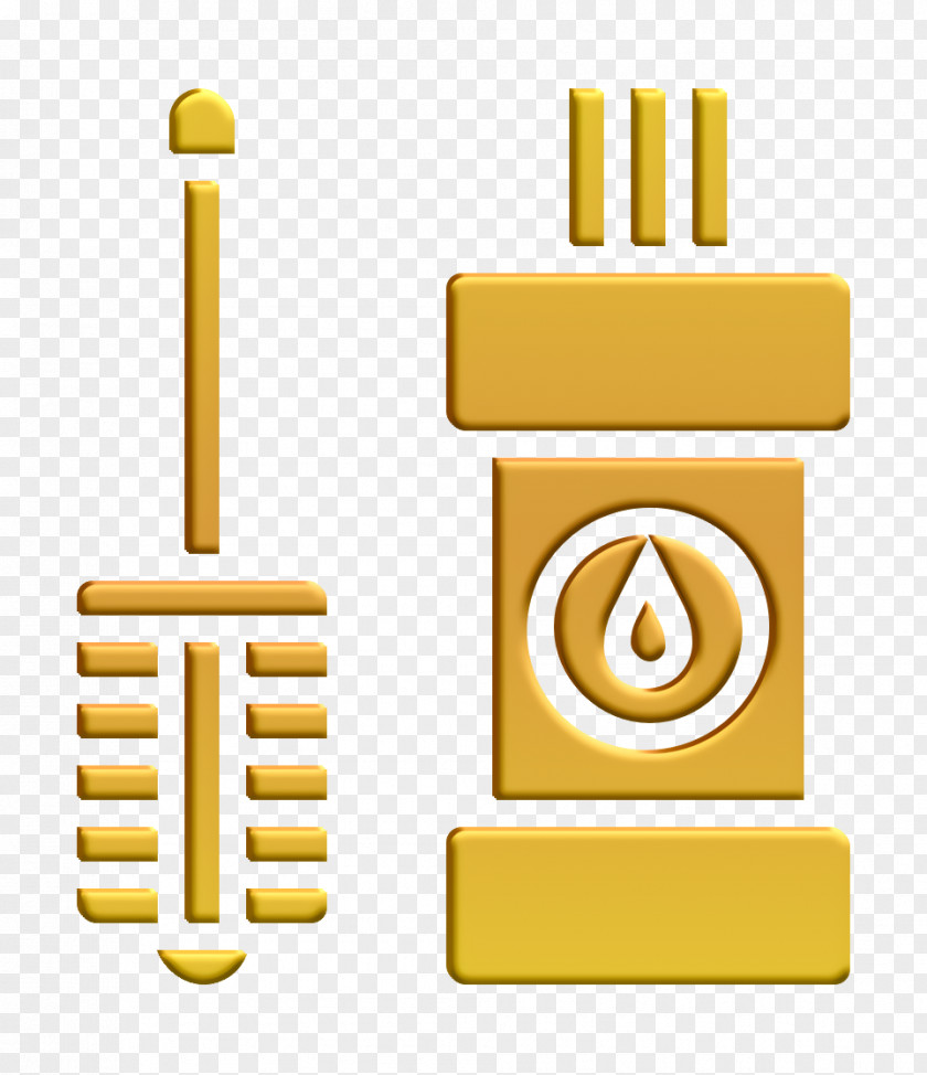 Furniture And Household Icon Toilet Brush Cleaning PNG