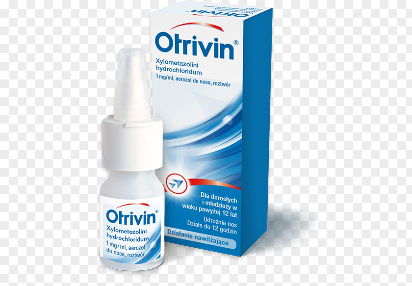 Nasal Spray Xylometazoline Pharmaceutical Drug Rhinitis Drop PNG