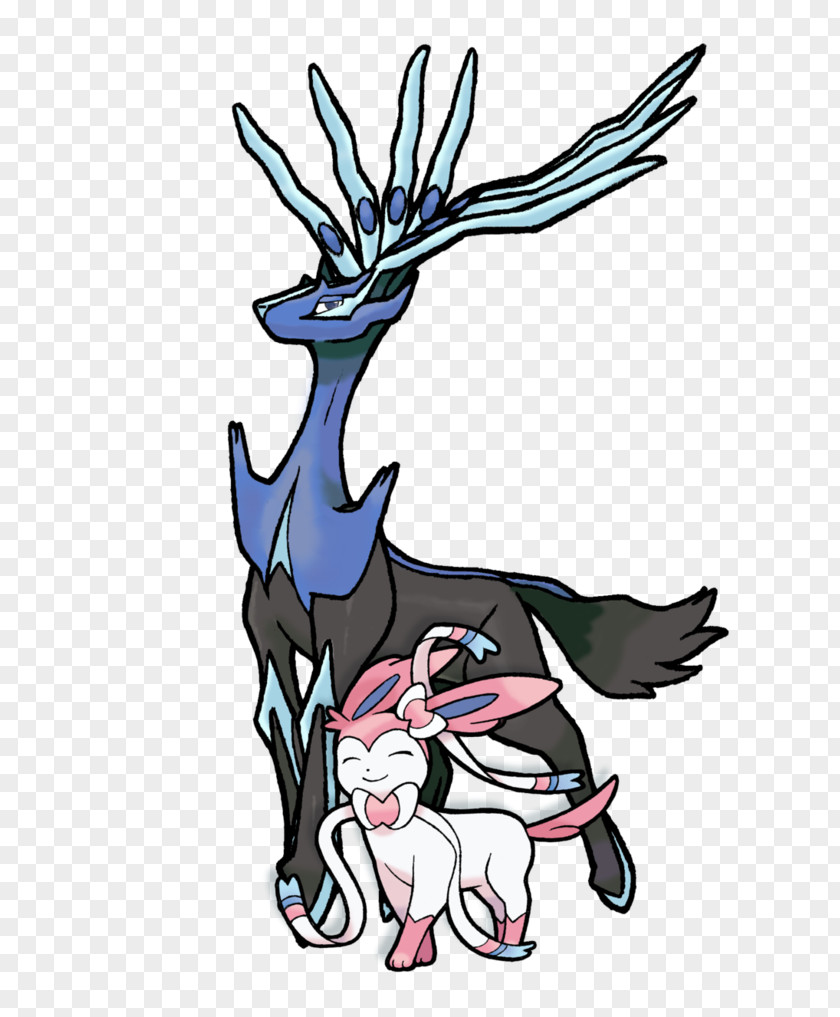 Pokemon Sylveon Xerneas Pokémon Reindeer Ash Ketchum PNG