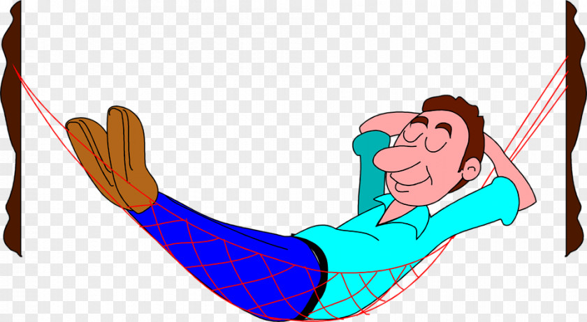 Sleeping Cartoon Person Relaxation Hammock Royalty-free Clip Art PNG