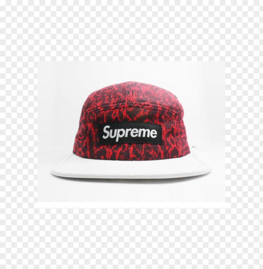 Supreme Baseball Cap Hat Red PNG