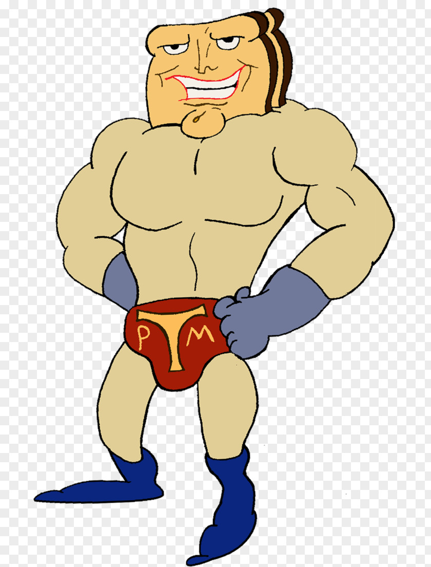 Toast Powdered Man French Ren And Stimpy PNG