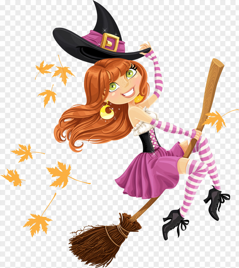 Witch Witch's Broom Besom Witchcraft Clip Art PNG