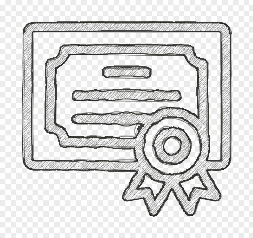 Certificate Icon Education Elements Patent PNG