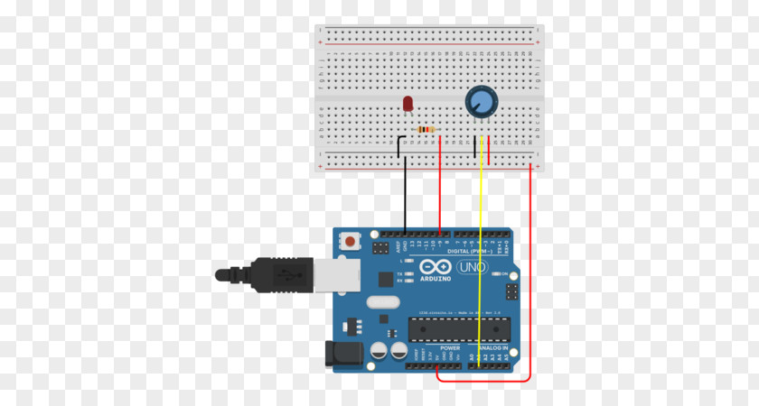 Led Circuit Arduino Electronic Photoresistor Wiring Diagram PNG