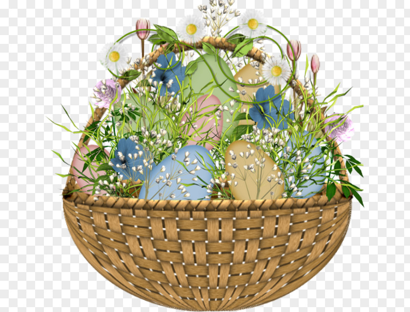 Easter Egg Basket Bunny PNG