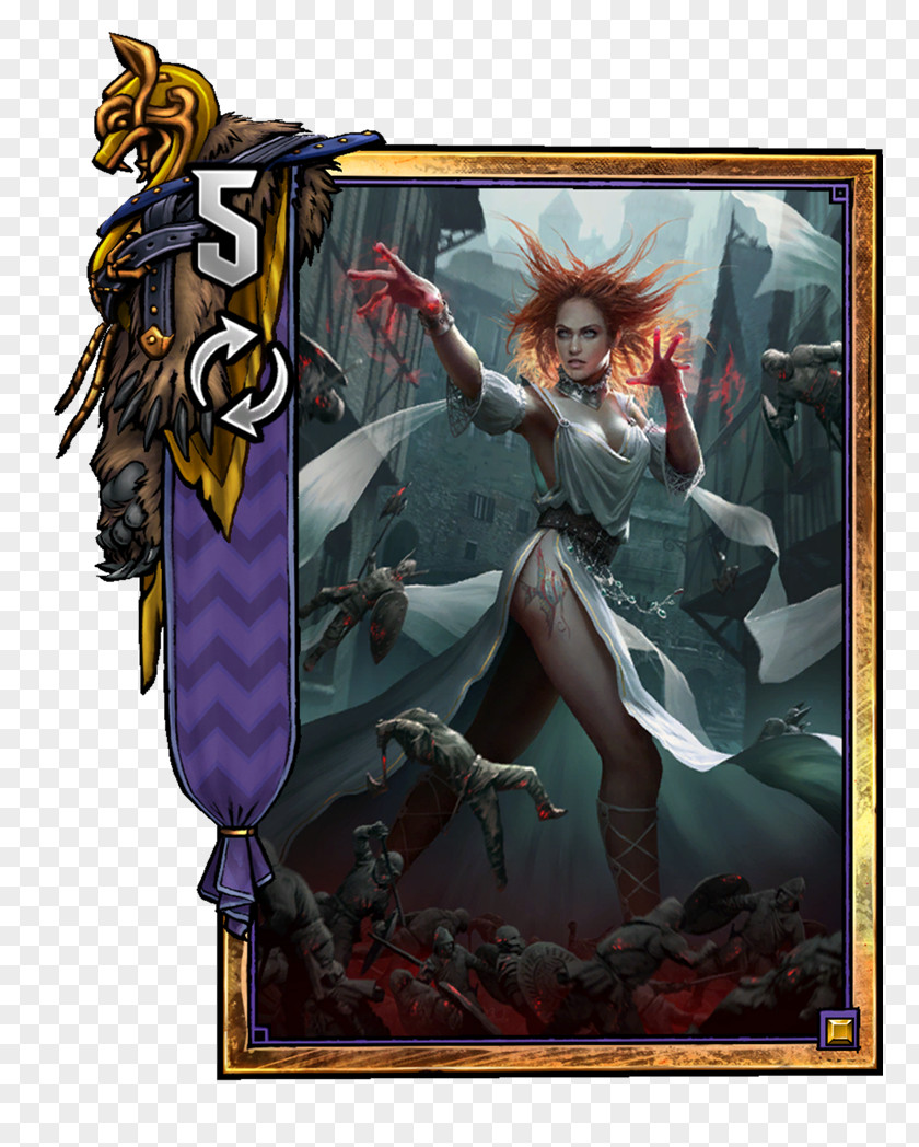 Gwent Gwent: The Witcher Card Game 3: Wild Hunt Digital Art Coral PNG