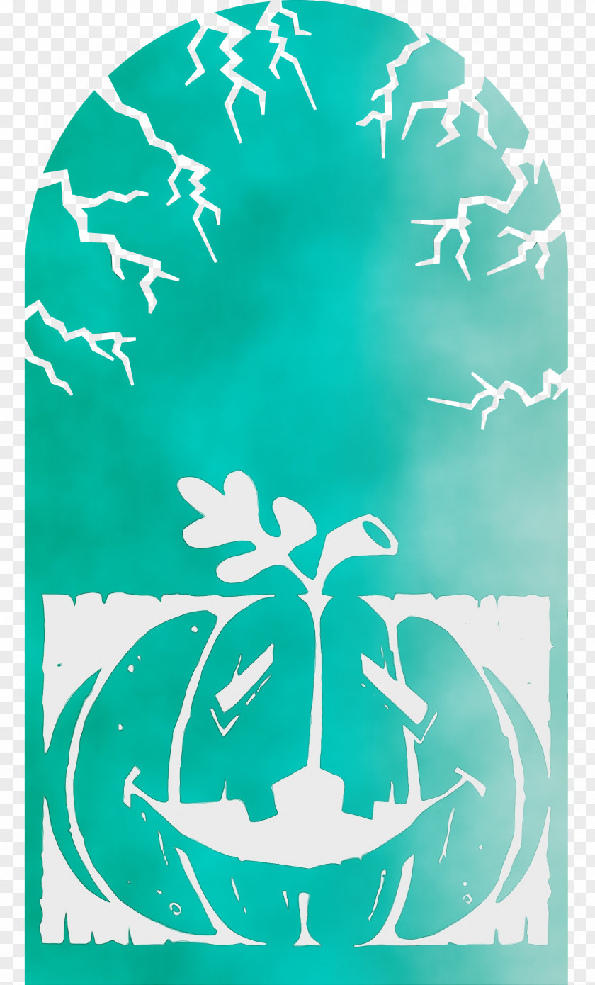 Leaf Green Tree Headgear Turquoise PNG