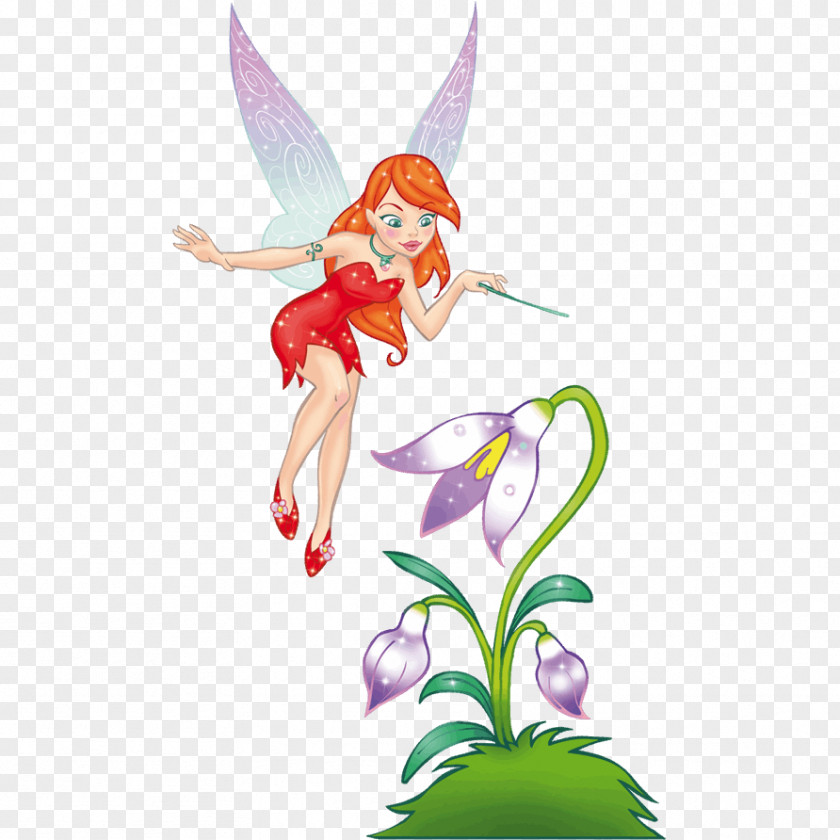 Cartoon Fairy Tale Sticker Child Mural Adhesive PNG