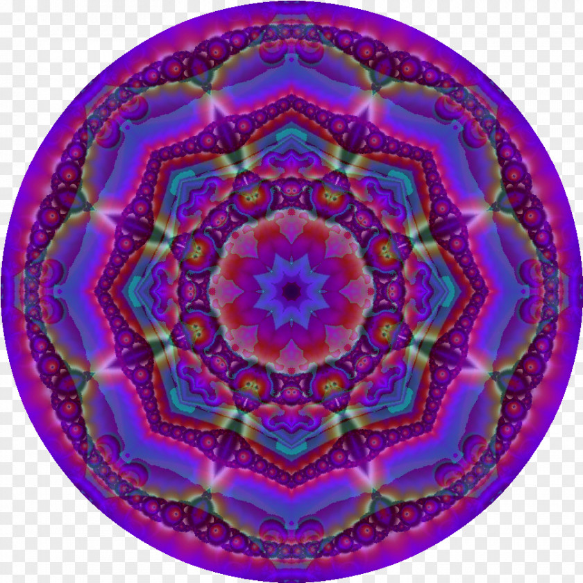 Circle Kaleidoscope Symmetry Organism Pattern PNG