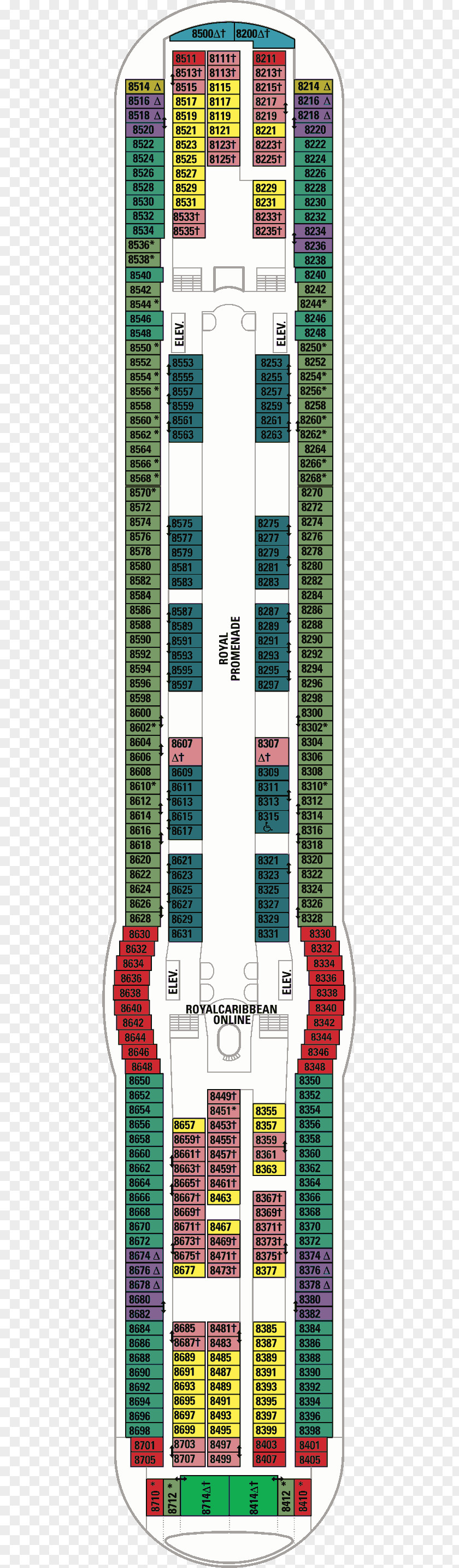 Map Liberty Promenade Deck MS Explorer Of The Seas Cruise Ship Freedom Independence PNG
