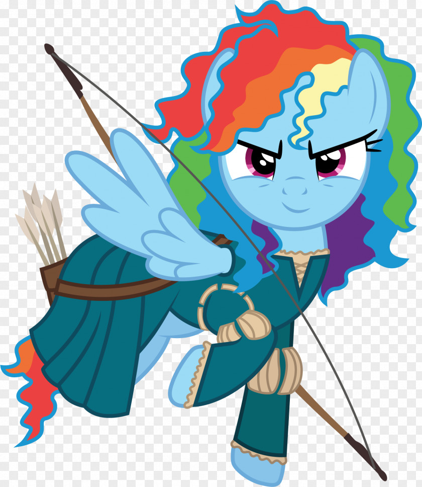 Merida Rainbow Dash Pony Rarity Pinkie Pie Twilight Sparkle PNG