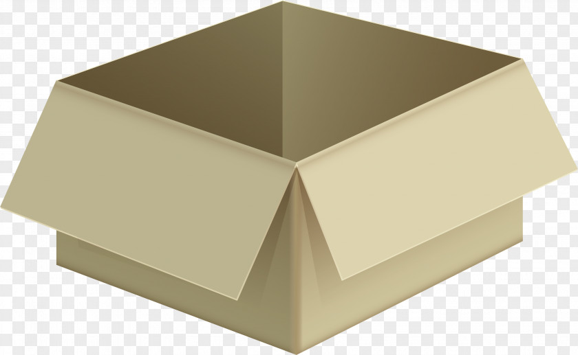 3D Carton Paper Box Cardboard PNG