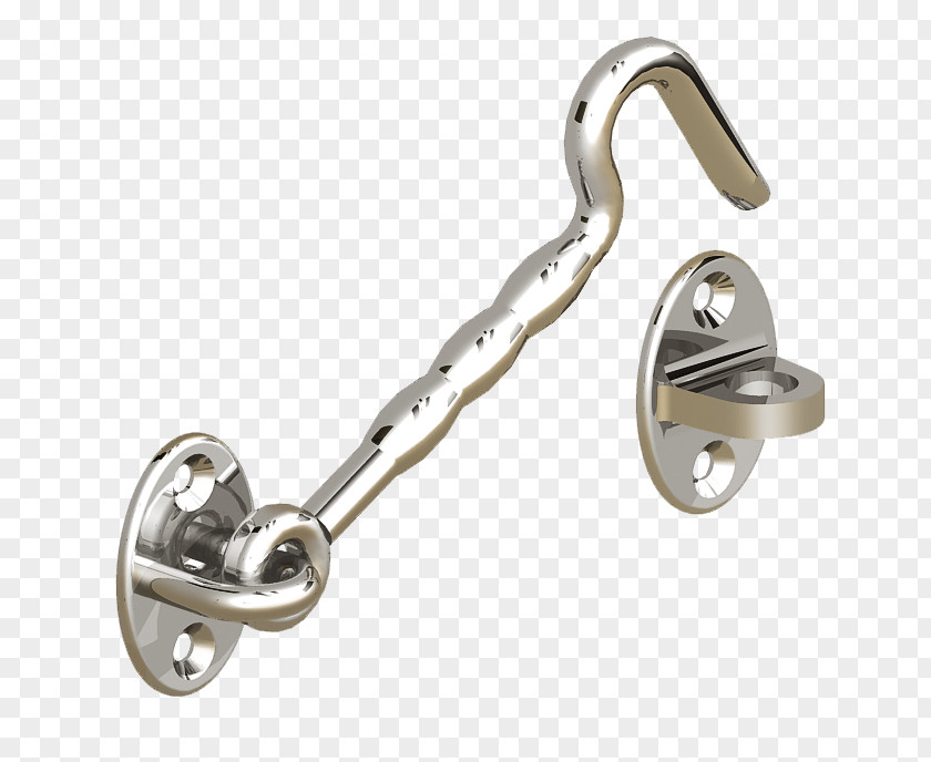 Hook Latch Hinge Stainless Steel PNG