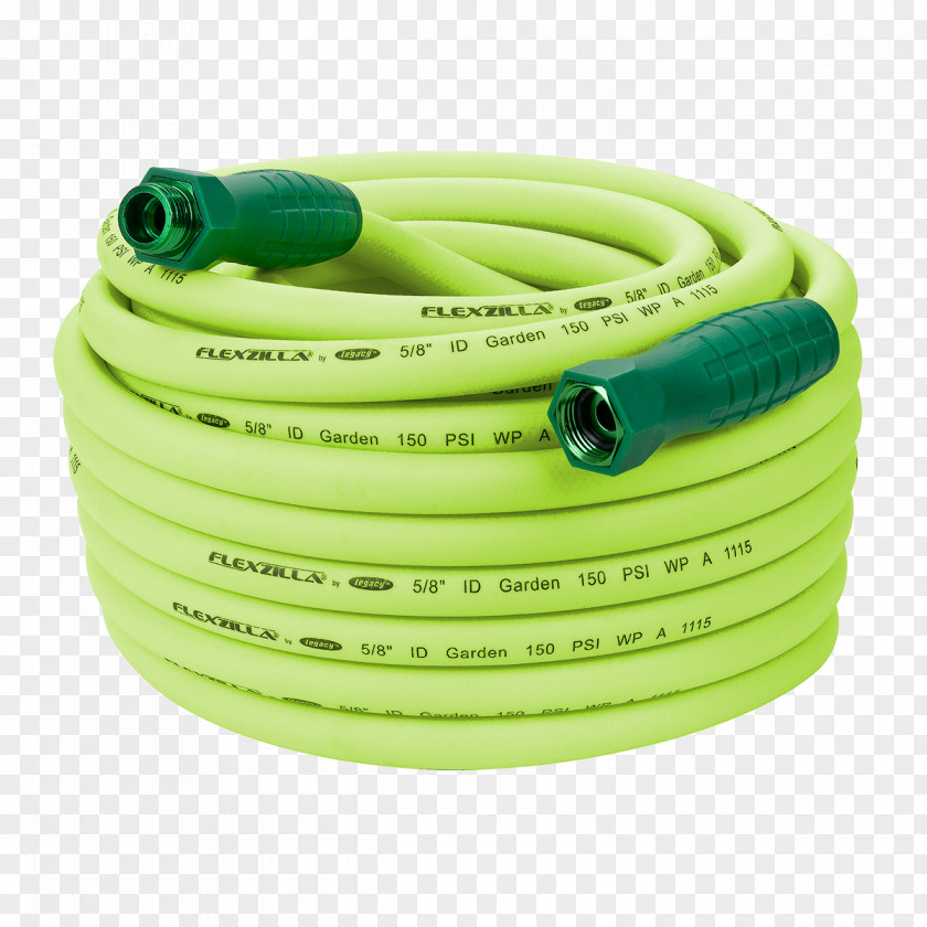Hose With Water Garden Hoses Lawn Pressure Washers PNG
